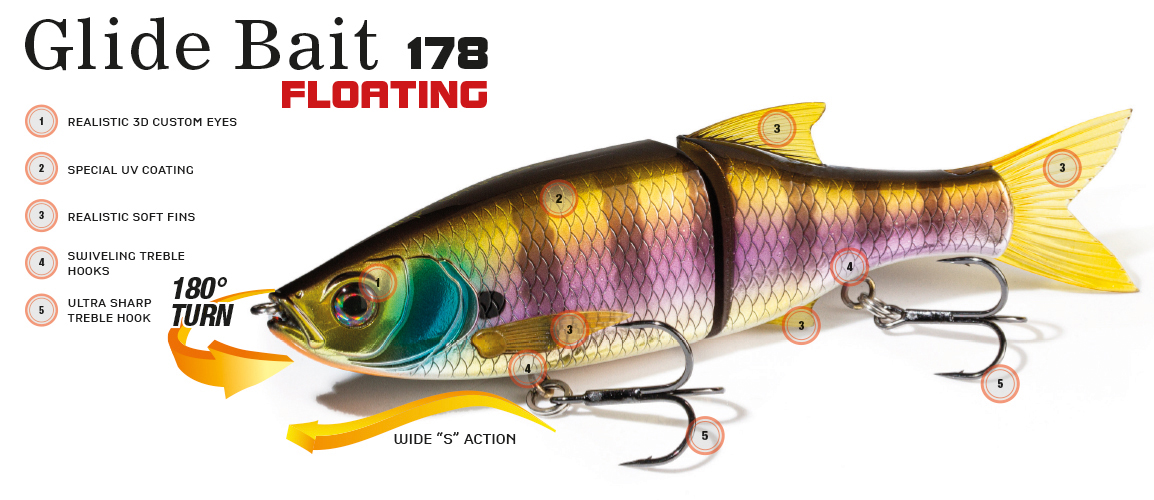 Molix Glide Bait 178 Floating Bass Stop The Bassfishing Boutique