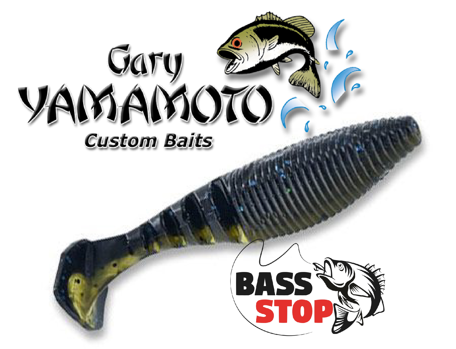 thumbnail image 2 of Gary Yamamoto Custom Baits Spinnerbait 3/8 Oz – Black Bone – Pack Of 3 2 of 5