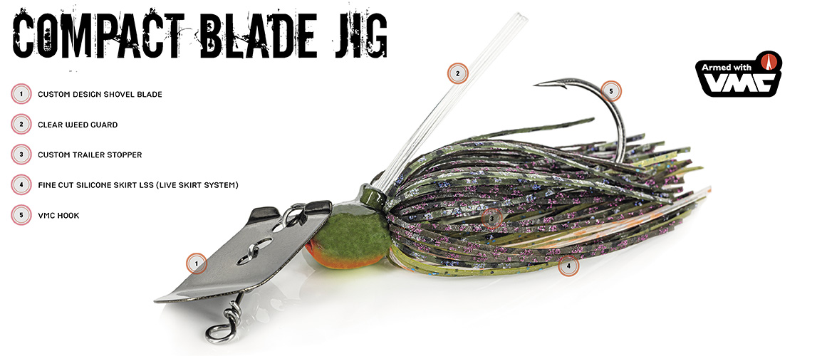 Molix Compact Blade Jig | Bass Stop - The Bassfishing Boutique